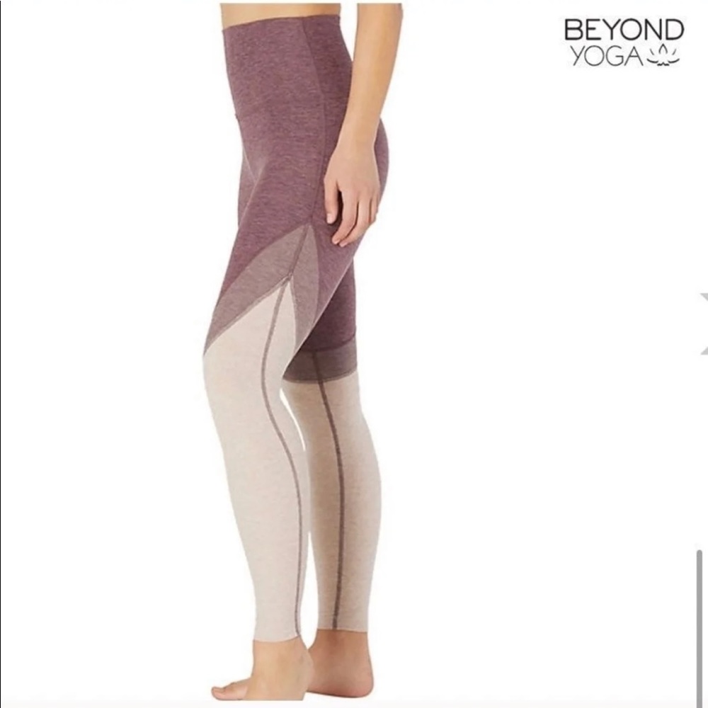 Beyond Yoga TriPanel Spacedye High Waisted Leggings - Picture 2 of 11